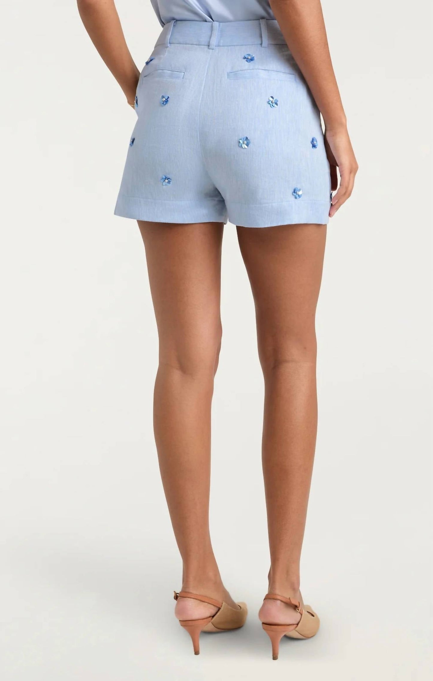 Cinq A Sept - Pearl Ditsy Suiting Tora Short