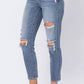 Judy Blue - Destroyed Slim Fit Jean