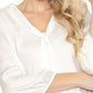 Joseph Ribkoff - Pussy Bow Puff Sleeve Satin Top
