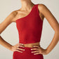 Beyond Yoga - Spacedye The Bold Shoulder Cropped Tank Top