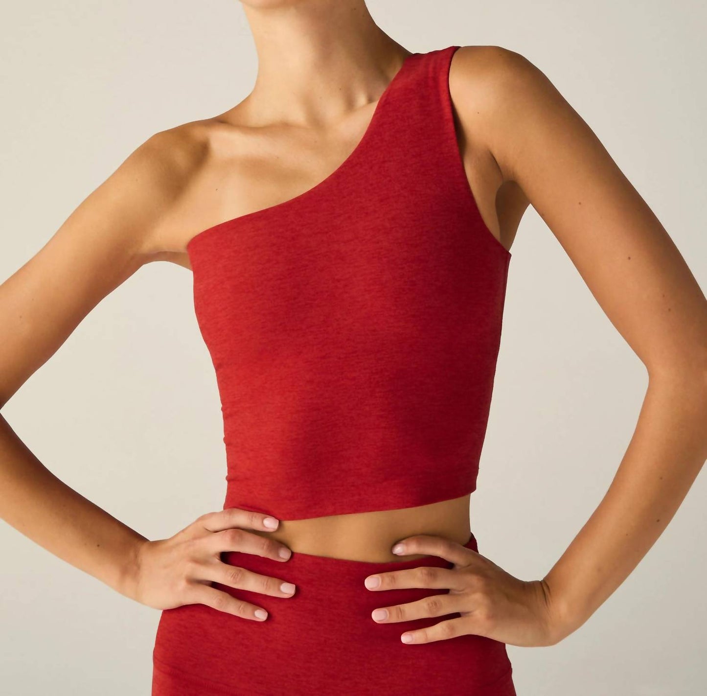 Beyond Yoga - Spacedye The Bold Shoulder Cropped Tank Top