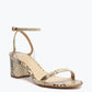 Schutz - Women's Skye Mid Snake Print Block Heel