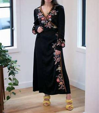 Johnny Was - ESME PUFF SLEEVE WRAP DRESS