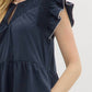 Entro - Flutter Sleeve Midi Dress