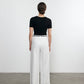 Enza Costa - SILK KNIT ESSENTIAL SHORT SLEEVE TEE