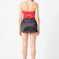 Endless Rose - Satin Strapless Curved Top