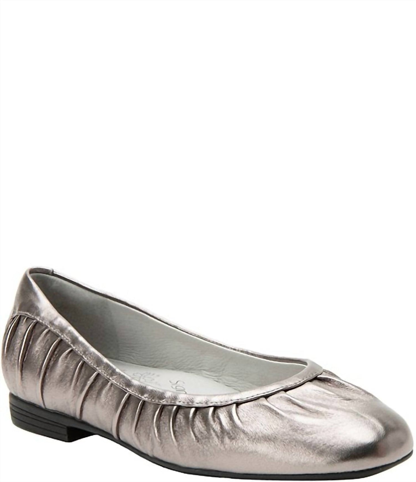 Alegria - Women's Beka Pleated Leather Ballet Flats