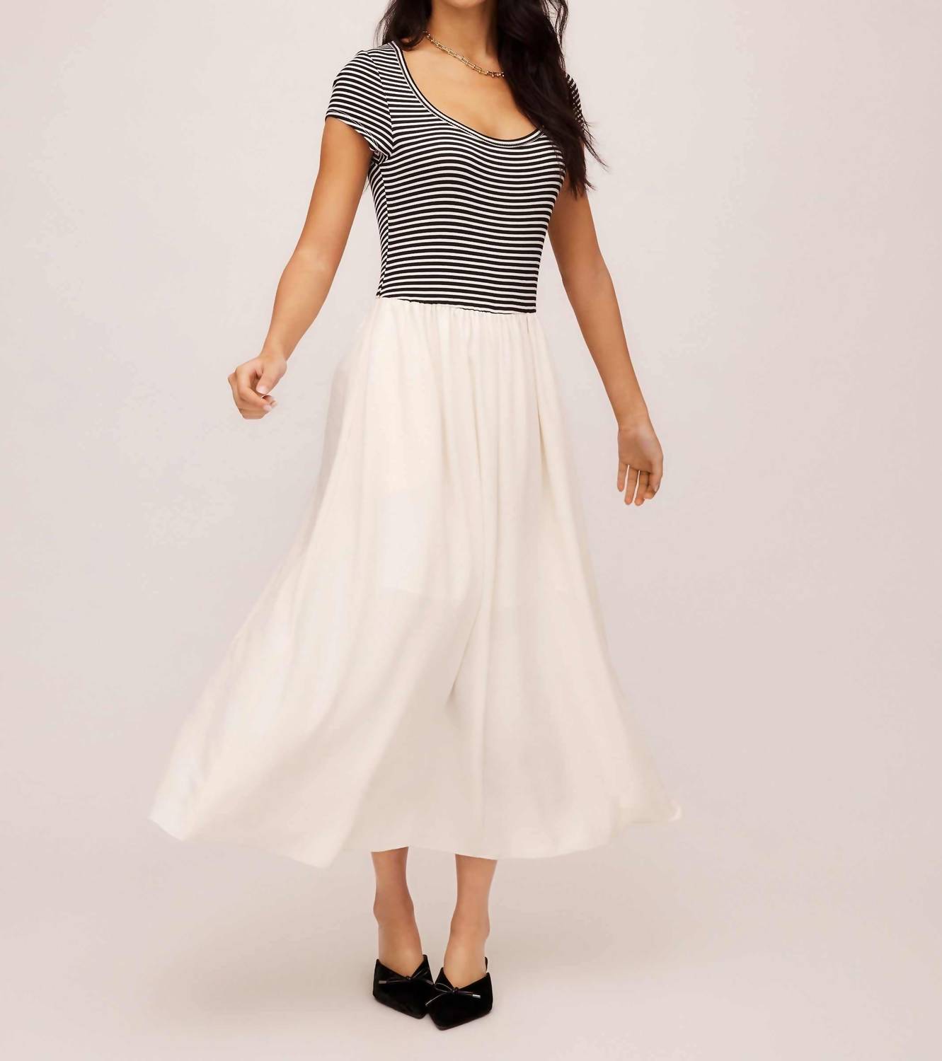 Fifteen Twenty - Contrast Hem Sylvie Maxi Dress