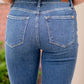 Judy Blue - High Waist Front Seam Detail Slit Skinny Jean