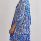 Entro - Regal Bliss Paisley Mixed Print Baby Doll Dress
