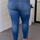 Judy Blue - High Rise Control Top Side Slit Skinny Jeans