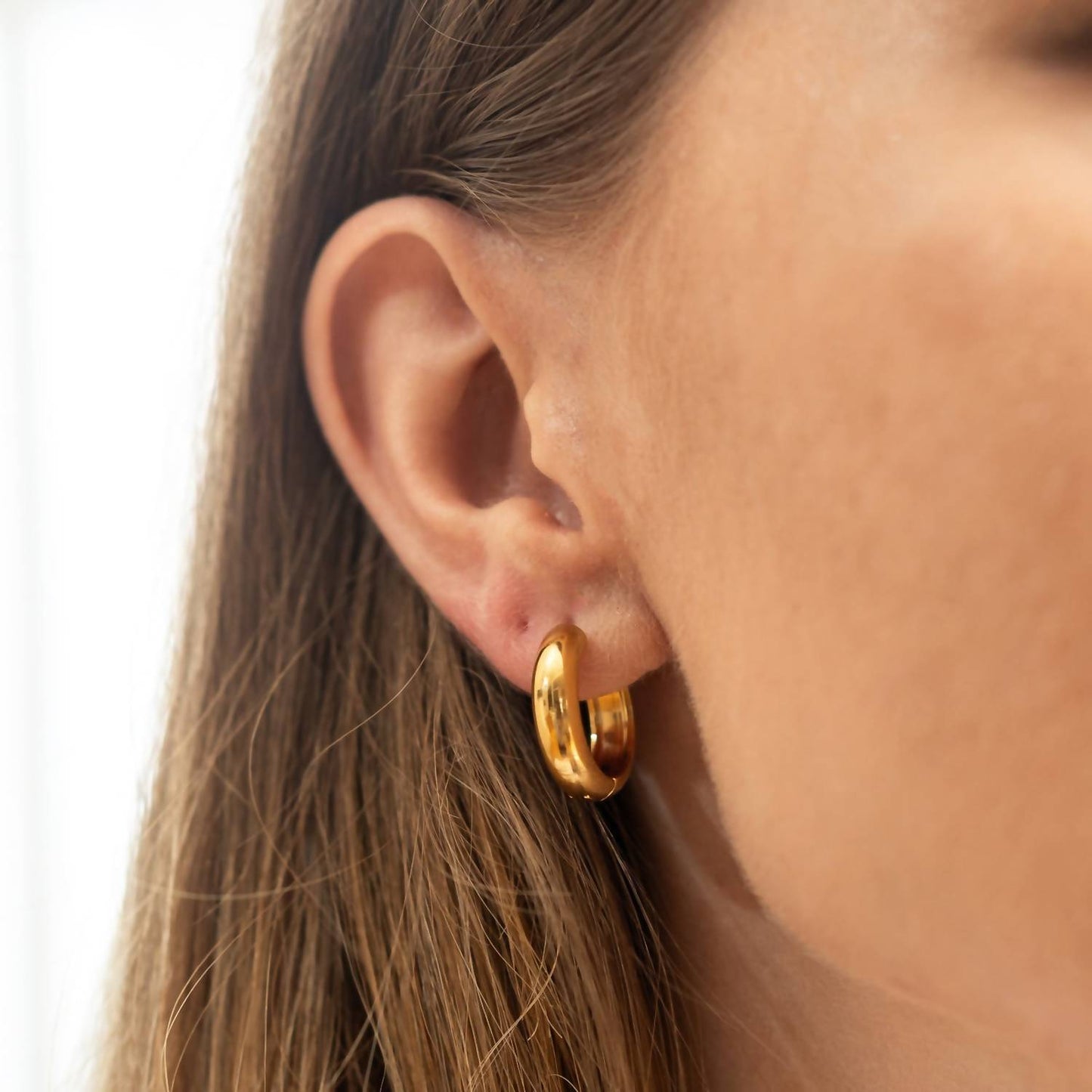Brenda Grands - Women's Everyday Hoop Earrings