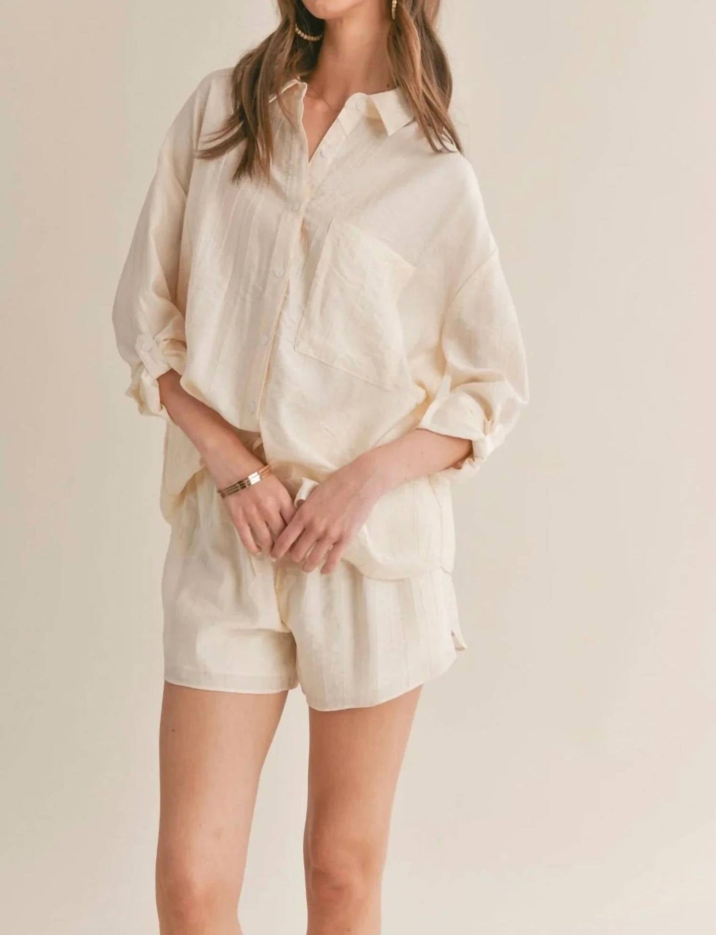 Sage The Label - Clementine Crush Cutout Back Shirt