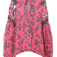 Emily Lovelock - EMMA Pink Floral Print Blouse