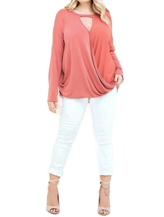 Entro - Keyhole Wrap Top