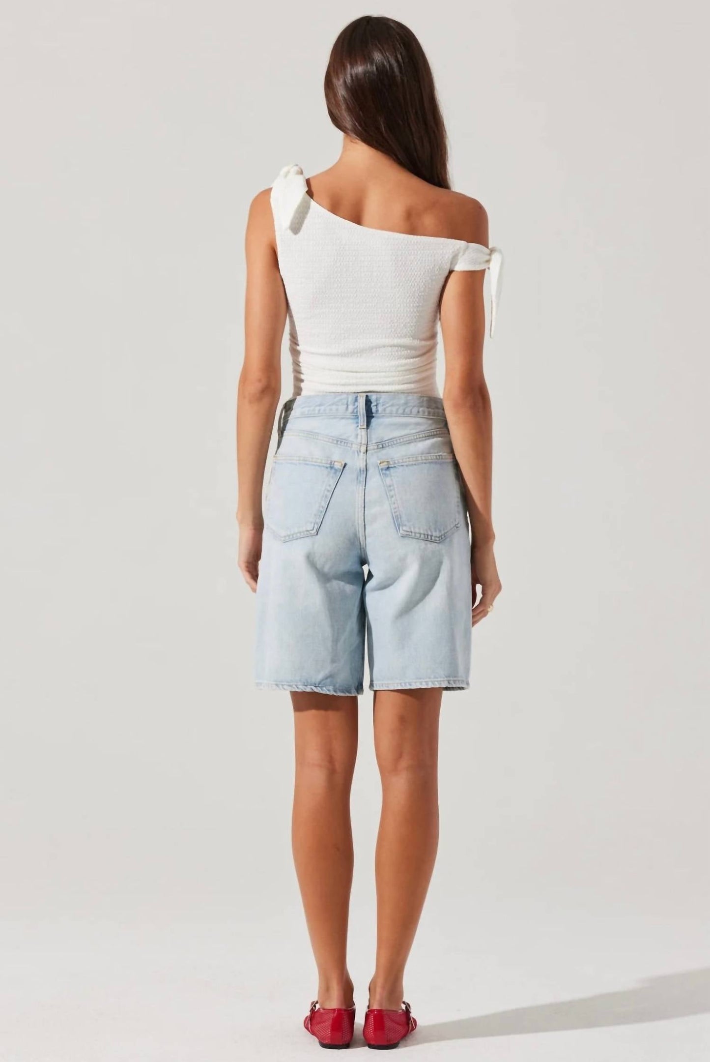 Astr - Lora Textured Off Shoulder Top