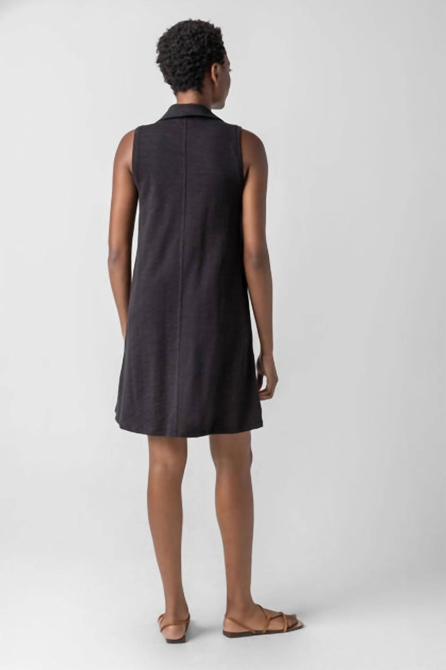 Lilla P - Sleeveless Collared Dress