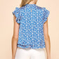 Pinch - Kayce Floral Print Top