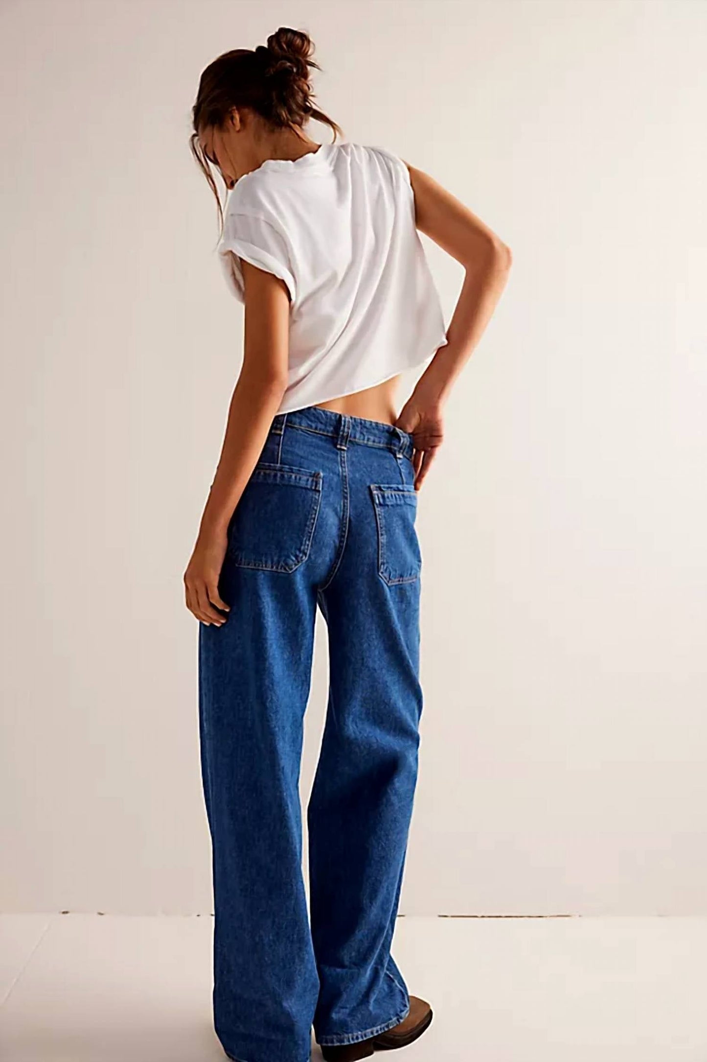 Free People - Palmer Cuffed Jeans