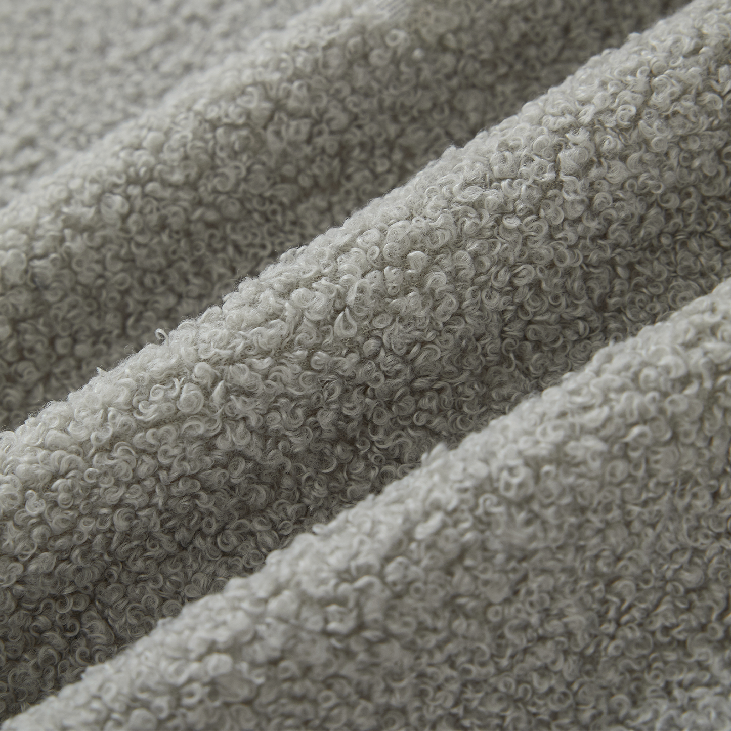 Minimalist Cloud Sectional Couch - 4-Seater in Light Gray