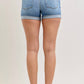 Judy Blue - Mid Rise Slim Shorts