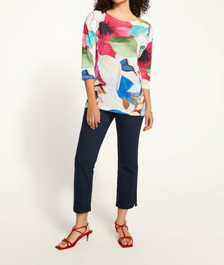 Fdj - Drop Shoulder Boat Neck Top