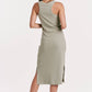 Another Love - Britta Side Slit Midi Dress