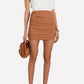 The Sei - Ruched Mini Skirt
