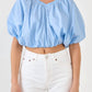 2.7 August Apparel - Puff Sleeves Blouse