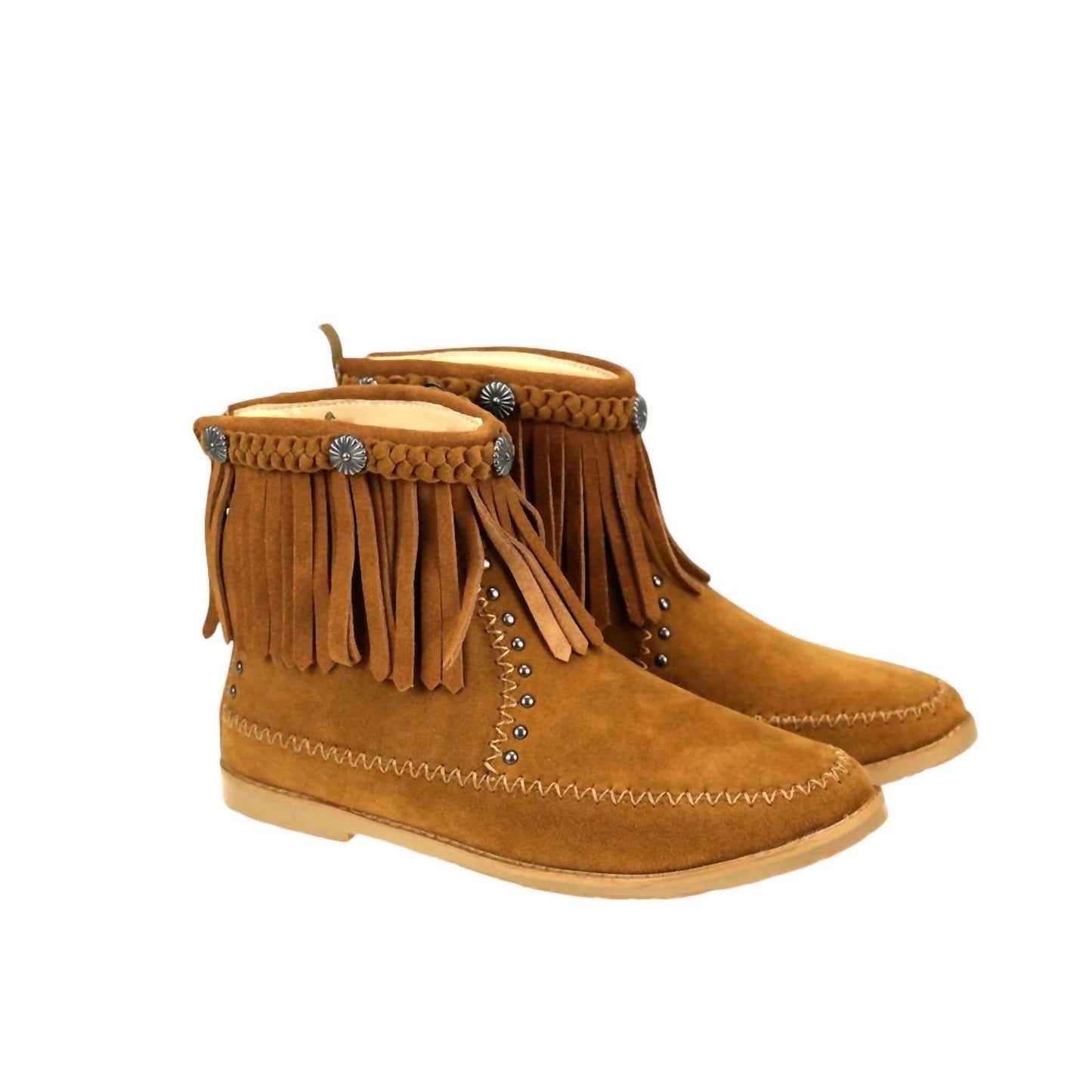 Montana West - Women's Fringe Booties