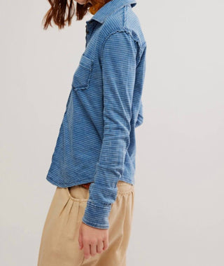 Free People - Long Sleeve Fitted Button Down Shirt