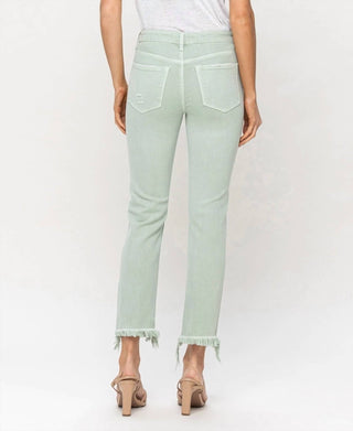 Vervet By Flying Monkey - Mid Rise Crop Straight Jeans