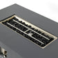 Volon Modern Rectangular Fire Pit Table in Light Gray