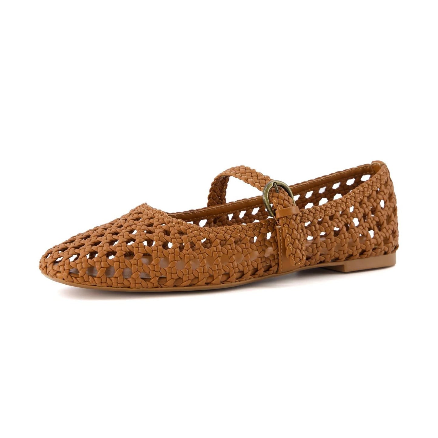 Cushionaire - Women’s Weston Hand Woven Dressy Ballet Flats