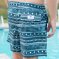 Old South Apparel - Aztec Pattern Soft Mesh Swim Trunks