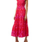 Sugarlips - Blevin Ikat Smocked Tiered Maxi Dress