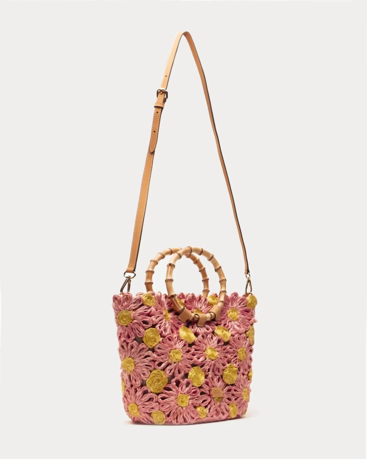 Frances Valentine - Women's Flora Tote Bag With Bamboo Handle