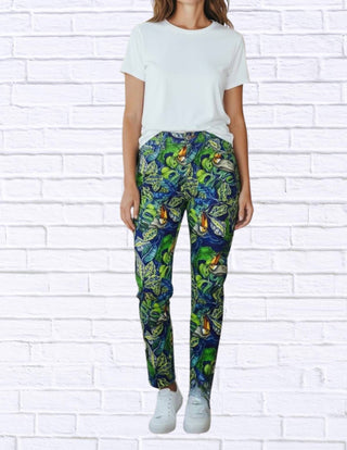 Diva Usa - Tropical Toucan Print Pants