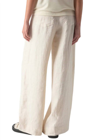 Sanctuary - Women's Linen Marine Wide Leg Pants