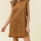 Doe And Rae - Women's Vegan Suede Wild Side Dress