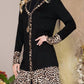 Celeste - Solid Button-Down Leopard Cardigan