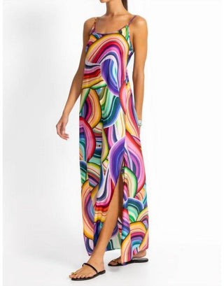 Johnny Was - BACK SMOCKING SLIP MAXI DRESS