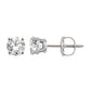 Aamiaa - 1.25 Carat Natural Diamond Round Brilliant Stud Earrings