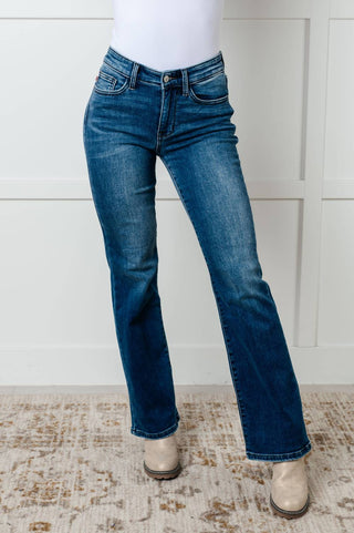 Judy Blue - Mid Rise Thermal Bootcut Jean