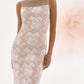 Joseph Ribkoff - Floral Embellished Net Yoke Midi Dress