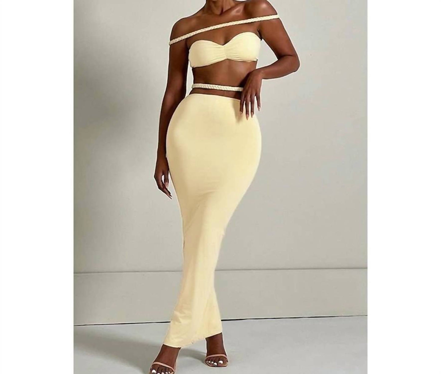 Dorcas - Ivory Reign Maxi Two Piece