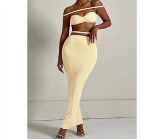 Dorcas - Ivory Reign Maxi Two Piece