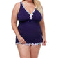 Profile By Gottex - Plus Size V-Neck Swimdress