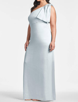 Sachin & Babi - One Shoulder Bow Chelsea Gown