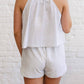 Allie Rose - Ollie Button Down Tank Top